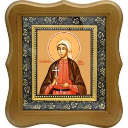 Анна Горохова преподобномученица, послушница. Икона на холсте.