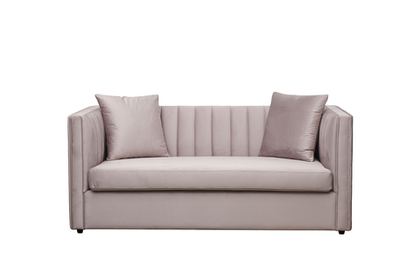 Диван двуxместный Garda Decor Paolo бежевый велюр французская раскладушка