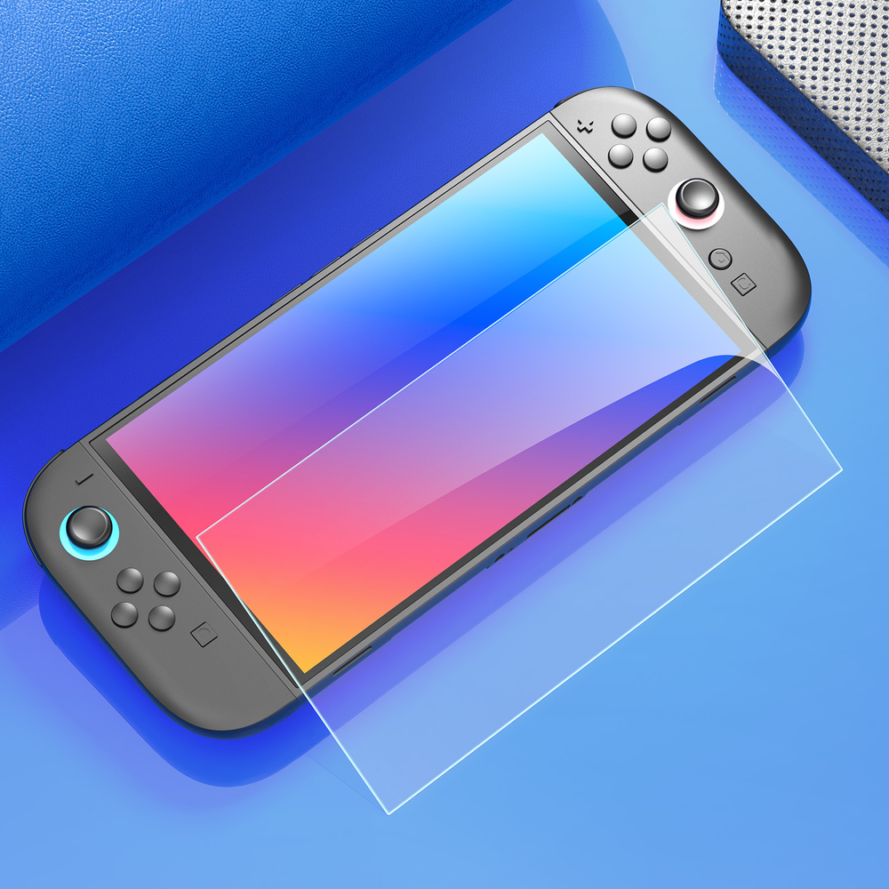 Защитное стекло на экран от Dux Ducis для приставки Nintendo Switch 2, серия HD Tempered Glass Screen Protector(в комплекте рамка для выравнивания)