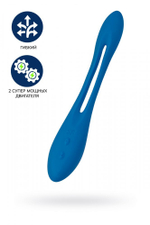 Многофункциональный стимулятор для пар Satisfyer Elastic Game синий 19,5 см