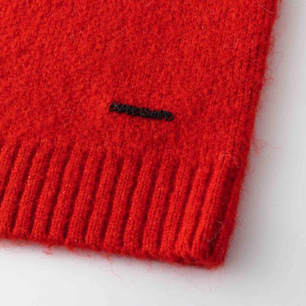 Свитер Stripes Hood красный/голубой - фото 5