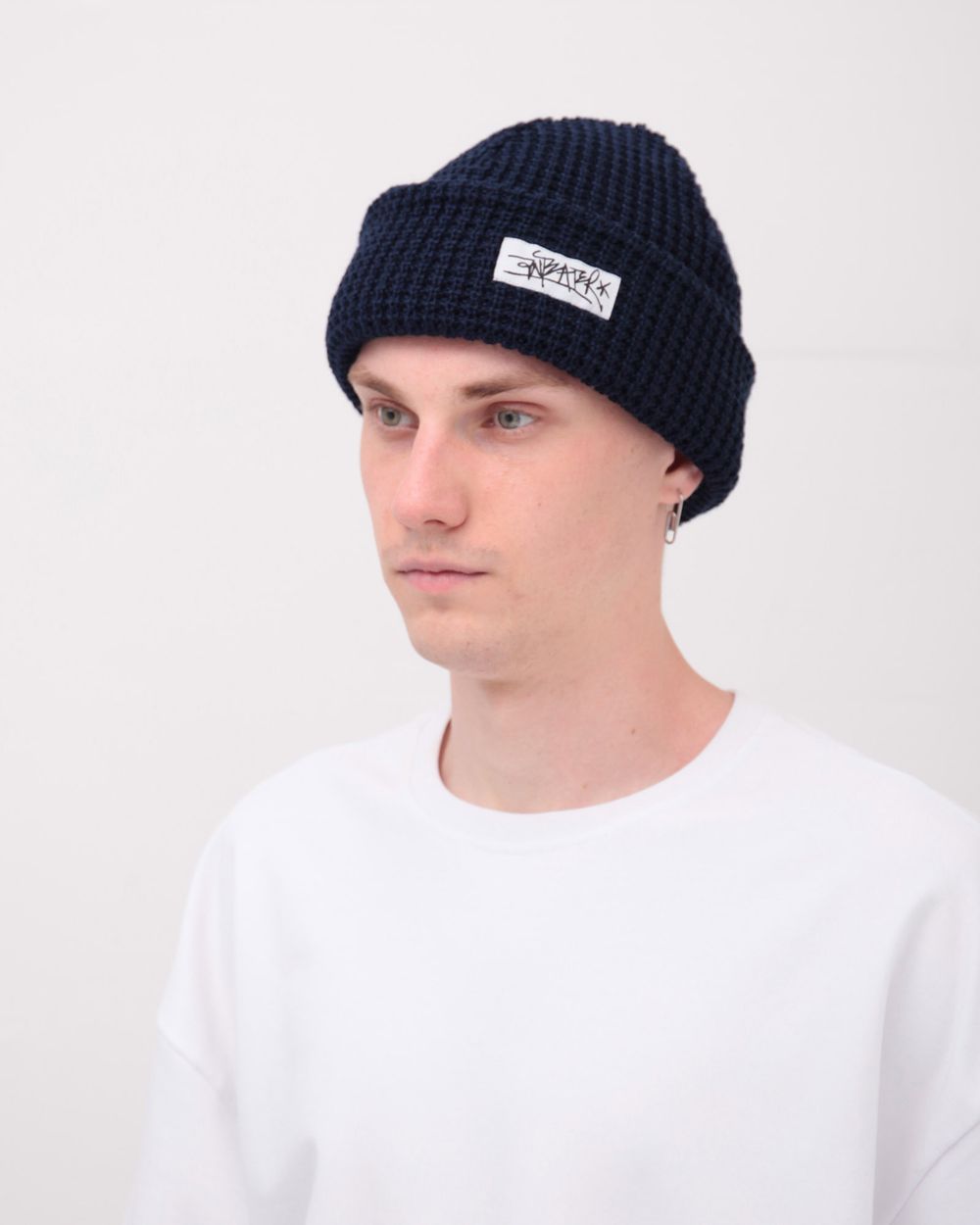 Шапка ANTEATER Waffle Navy