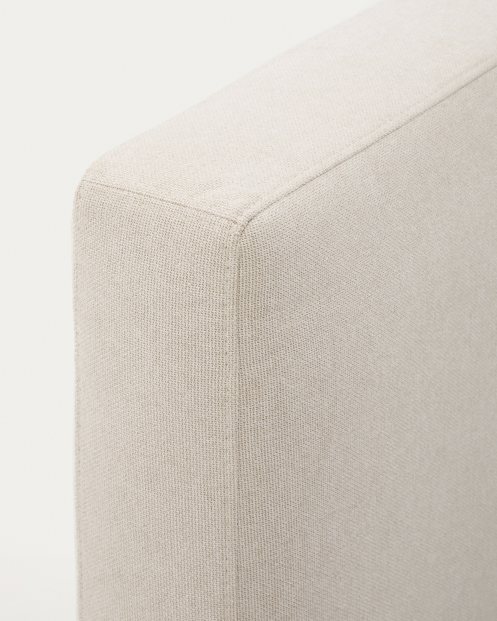 Blok Кровать бежевая со съемными чехлами для матраса 160 х 200 см