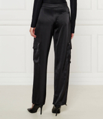 Сатиновые штаны карго C_Targov BOSS ORANGE - черный(50524253)