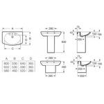 ПЬЕДЕСТАЛ ROCA DAMA SENSO