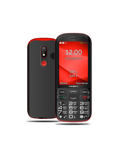 TEXET TM-409B чёрный-красный