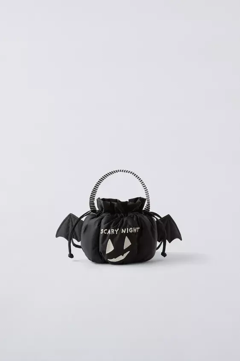 ZARA СУМКА-МЕШОК, ЧЕРНЫЙ