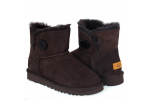 UGG Mini Bailey Button II Chocolate