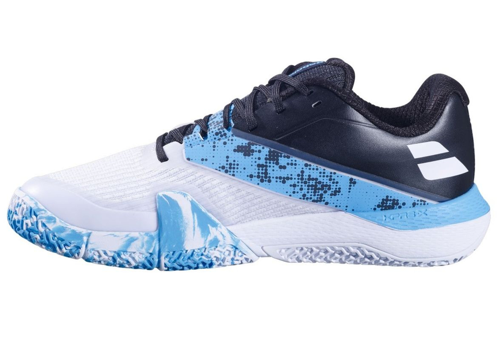 Мужские кросовки для Padel Babolat Movea 2 - white/cyan blue