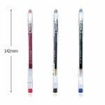 Ручка гелевая PILOT "G-1", КРАСНАЯ, корпус прозрачный, узел 0,5 мм, линия письма 0,3 мм, BL-G1-5T