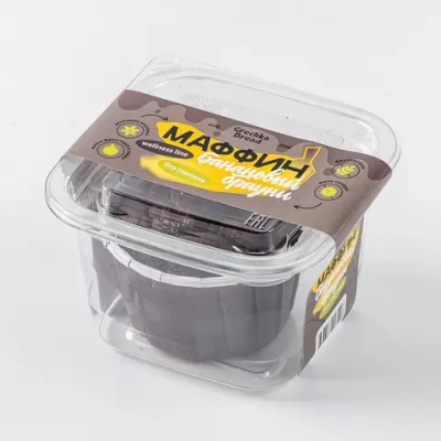 Маффин банановый брауни без глютена Grechka Bread, 50 г