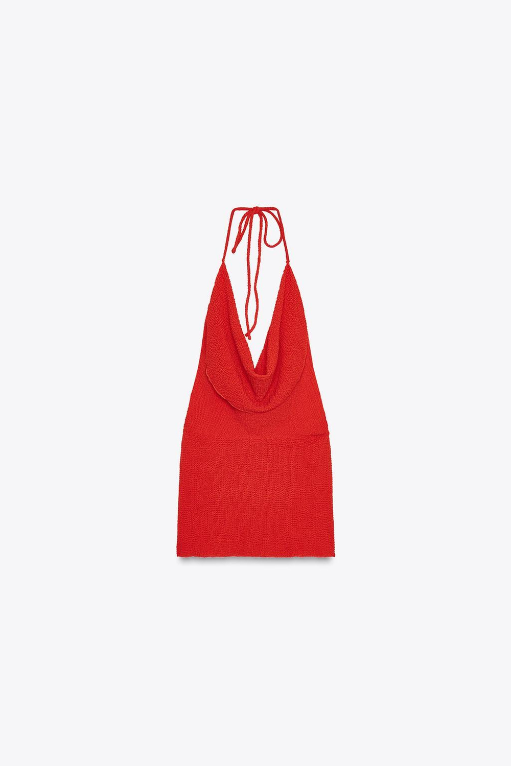 ZARA МНОГОСЛОЙНЫЙ ТОП, ЯРКИЙ КРАСНЫЙ