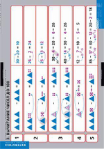 Комплект таблиц "Устные приемы сложения и вычитания в пределах сотни"; 4 таблицы