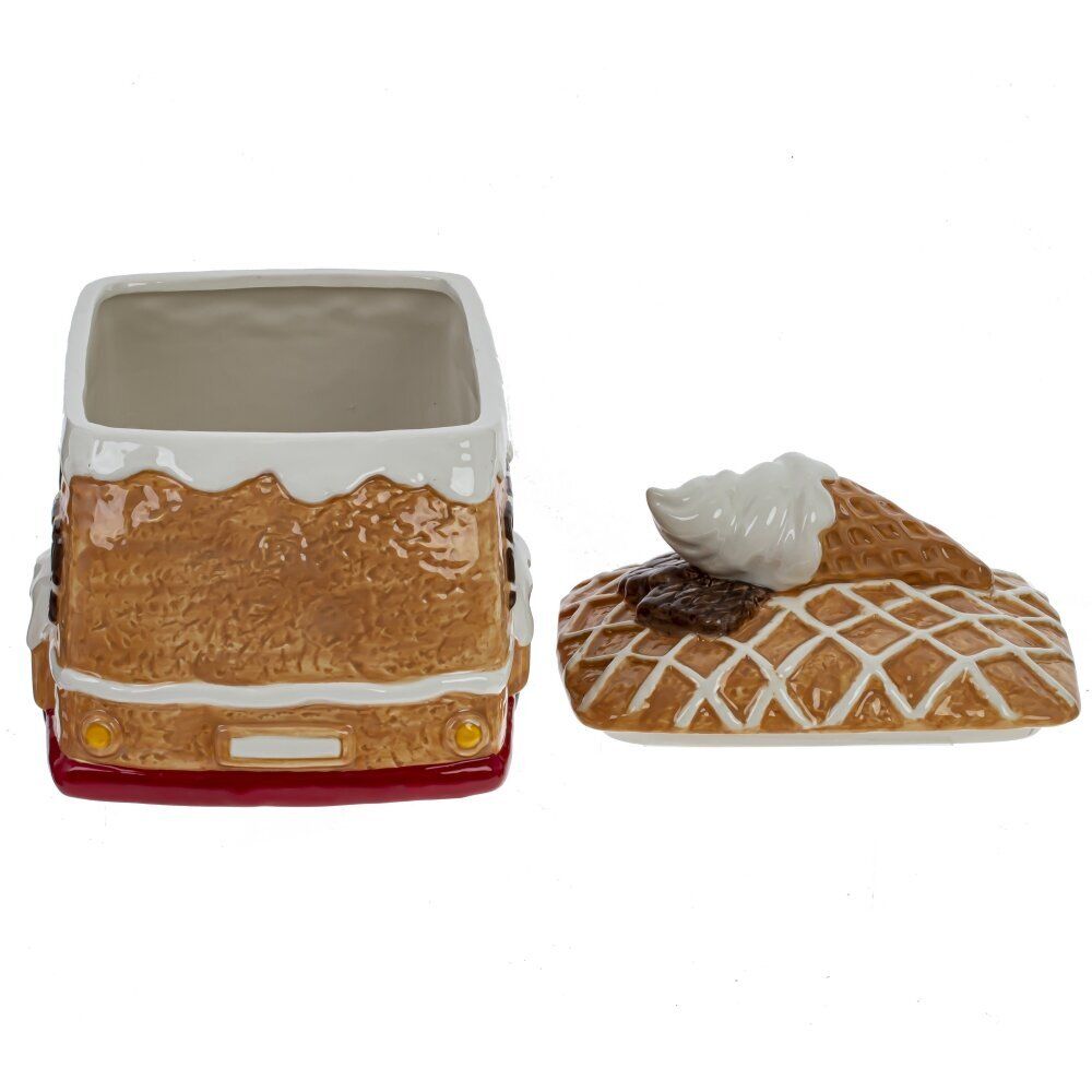 GAEM Конфетница "Пряничный фургон", 2600 мл, L22 W13 H11 см