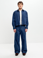 Джинсы унисекс из синего денима