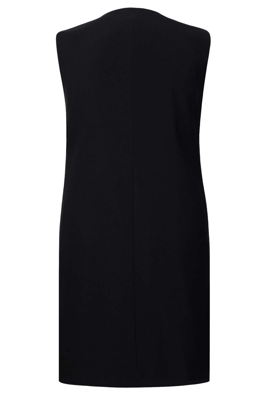 Удлинённый жилет 1634ОП, черный #70Ч061634ОП