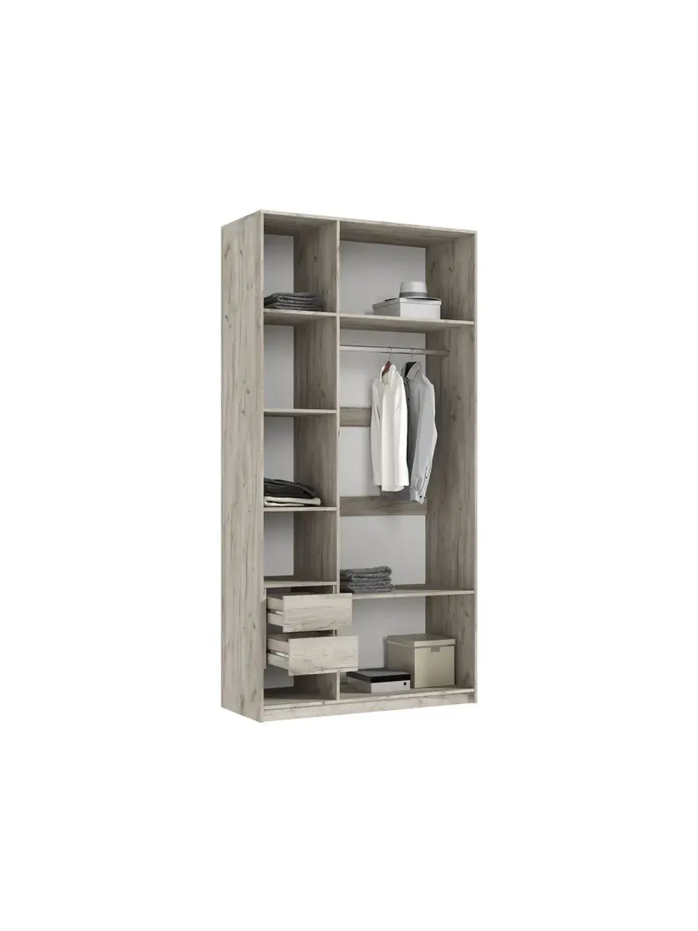 Шкаф для одежды 3 створки Кашемир120х51х240