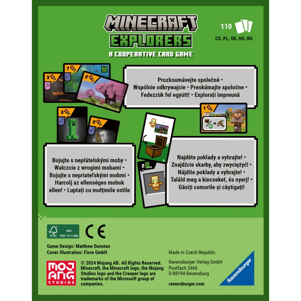 Ravensburger - Карточная игра Minecraft Explorers 225866 / артикул   225866  / GTIN 4005556225866