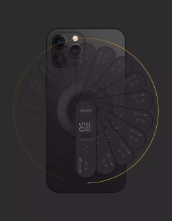 Магнитный держатель Aulumu G05 4-in-1 Magnetic Phone Stand с ножом для вскрытия коробок