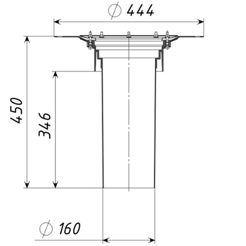 Надставной элемент ТП-01.160.H
