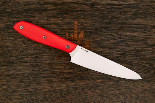 Нож кухонный MOYO Премьер универсальный 150мм, сталь AR-RPM9, рукоять G10-extra красный