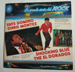 Винтажная виниловая пластинка LP Fats Domino, Chris Montez, Shocking Blue, The El Dorados (Italy 1981)