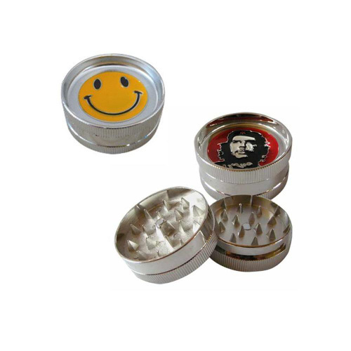 Гриндер металлический маленький (с рисунком, 3-4см)