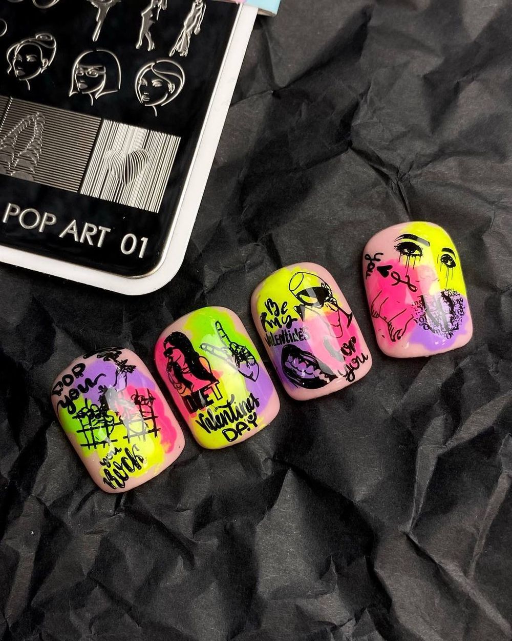 Пластина для стемпинга Art-A MAX Pop art 01