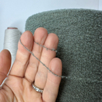 BARIBAL - Pecci Filati; 70% меринос, 30% п/а; 1000м/100гр; Букле; col. 54122, цвет: серовато-зеленый;