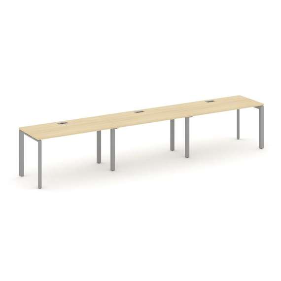 Style Project Рабочая станция односторонняя SN-59P.ORS-042 Акация Лорка/Металл Серый/Серебро Заглушк