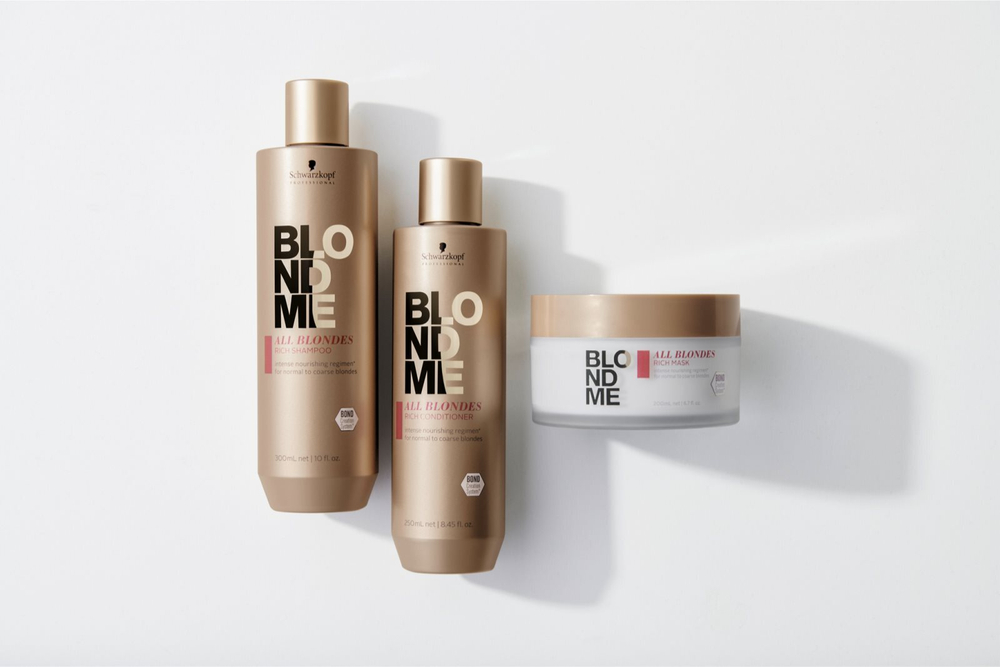 Schwarzkopf Professional Blondme All Blondes Rich - питательный кондиционер для густых волос /   250  ml  / GTIN 4045787635799