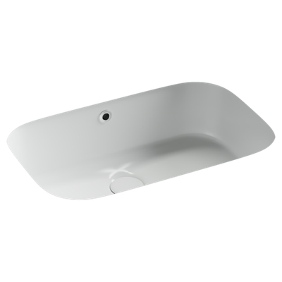 Раковина встраиваемая снизу Ceramicanova Era, c отверстием слива - перелива, 570x395x195 мм, белый, арт.CN15006