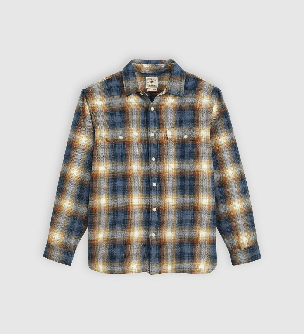 Рубашка мужская LEVI'S JACKSON WORKER WARWICK PLAID VINTAGE IND