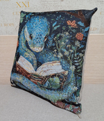 Декоративный гобеленовый чехол для интерьерной подушки Читатель 38*38