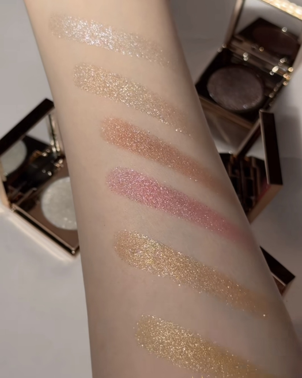 Sen Sulu глиттер прессованные Sparkle mood 03 Soft Sand
