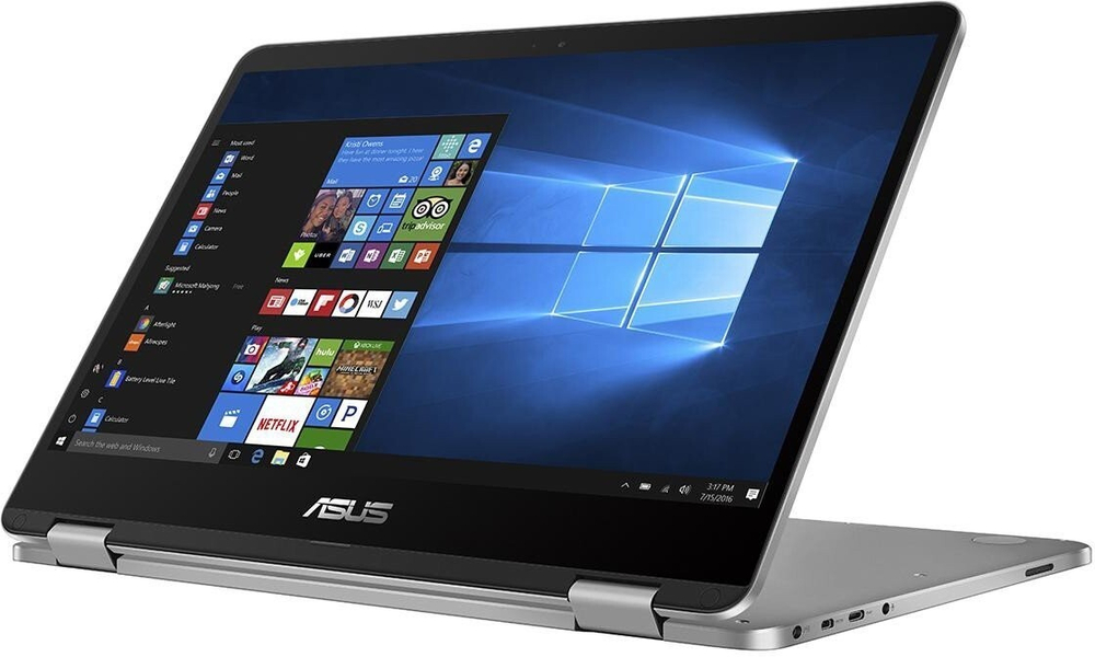 Ноутбук ASUS VivoBook Flip 14 TP401MA-EC323T (90NB0IV1-M08890) Intel Pentium N5030/4096 Mb/14; Full HD 1920x1080/256 Gb SSD/Intel UHD Graphics 605/Windows 10 Home/серый