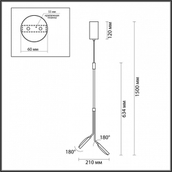 Подвесной светильник Odeon Light 5011/16L