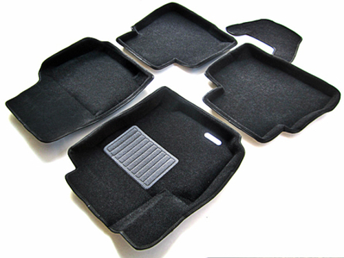 Коврики салона для FORD Mondeo (2007-2014) Euromat 3D Business черные. Арт. EMC3D-002211