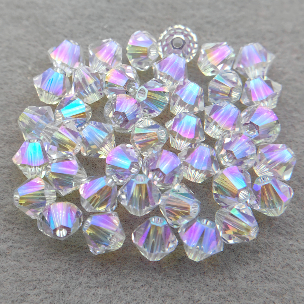 Бусины Swarovski 5328, Crystal Shimmer 2X