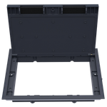 Лючок ревизионный в пол 16 мод.,  крышка ABS + гальванизированная стальная вставка