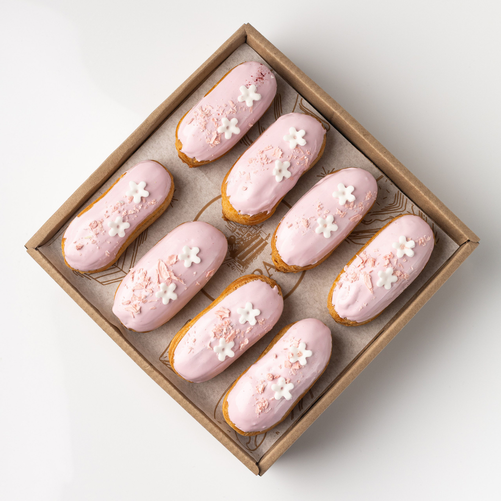 Набор мини-эклеров Крем Брюле 8 шт