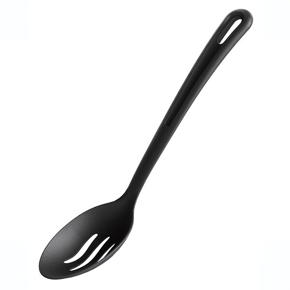 Ложка "IDI Cook" с прорезями (черный)