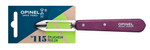 Нож для чистки овощей Opinel №115, деревянная рукоять, нержавеющая сталь, сливовый, блистер, 001929