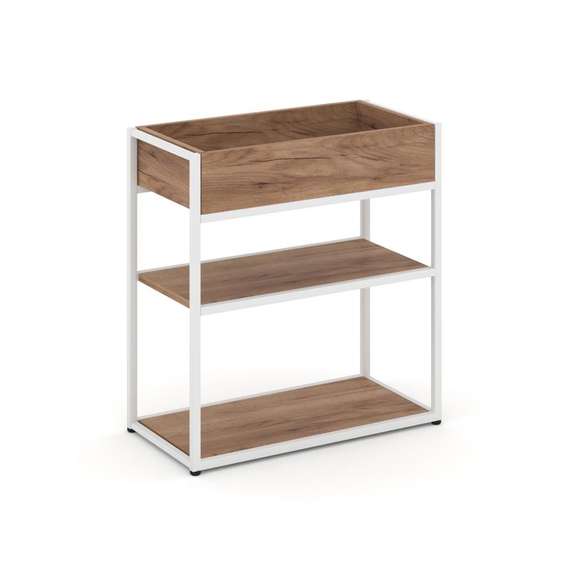 Рифт Стеллаж металлический низкий приставной  RF.STM-011  596*350*750