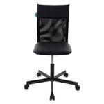 Кресло оператора Бюрократ CH-1399/Black спинка сетка черная, искусственная кожа черная