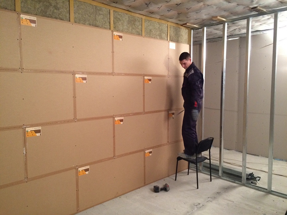 Панель звукоизоляционная SonoPlat Стандарт Плюс 1200х800х12 мм