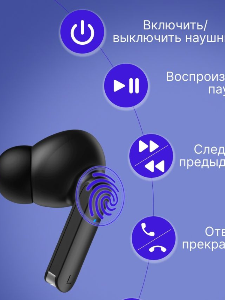 Наушники Olmio 044029 TWE-14