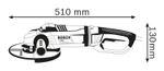 Угловая шлифмашина BOSCH GWS 24-230 LVI 0601893F00