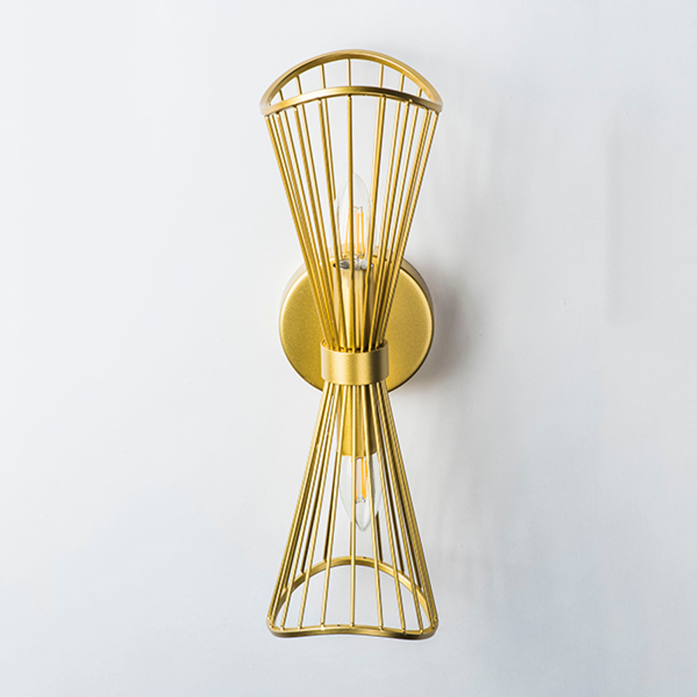 728623 Бра ZETA 2х40W E14 ЗОЛОТО