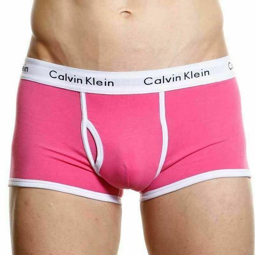 Мужские трусы хипсы розовые Calvin Klein 365 Pink